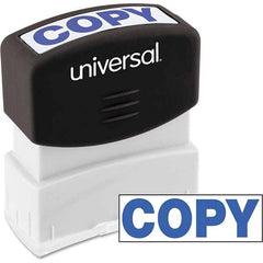 UNIVERSAL - Pre-inked Stock Stamps Type: Message Message: COPY - Industrial Tool & Supply