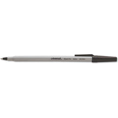 UNIVERSAL - Pens & Pencils Type: Stick Pen Color: Black - Industrial Tool & Supply