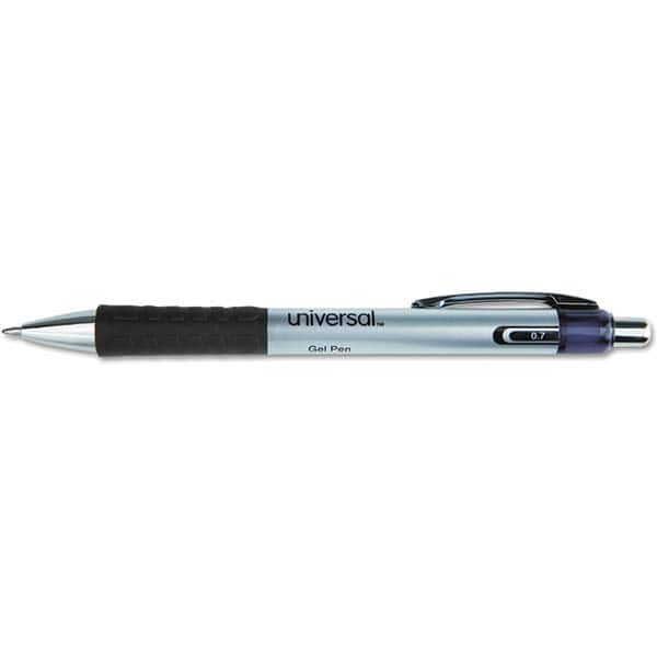 UNIVERSAL - Pens & Pencils Type: Comfort Grip Retractable Pen Color: Black - Industrial Tool & Supply