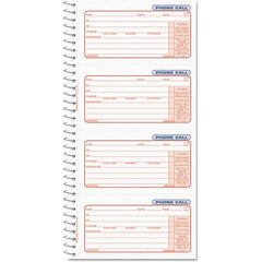 UNIVERSAL - Note Pads, Writing Pads & Notebooks Writing Pads & Notebook Type: Telephone Message Book Size: 5 x 3-3/8 - Industrial Tool & Supply