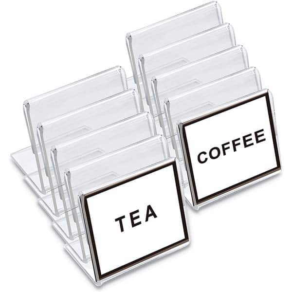 UNIVERSAL - Sign Holders & Frames Type: Mini Table Top Sign Sign Height Compatibility (Inch): 2 - Industrial Tool & Supply
