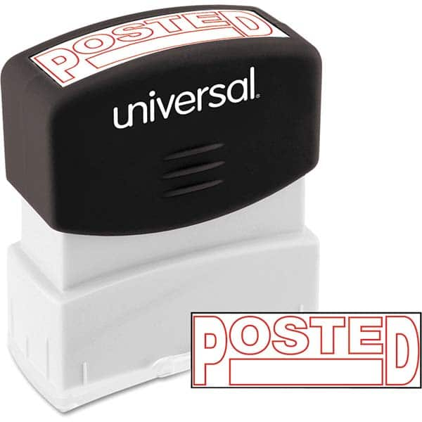 UNIVERSAL - Pre-inked Stock Stamps Type: Message Message: POSTED - Industrial Tool & Supply