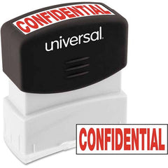 UNIVERSAL - Pre-inked Stock Stamps Type: Message Message: CONFIDENTIAL - Industrial Tool & Supply