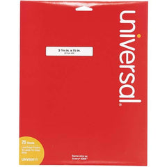 UNIVERSAL - Labels, Ribbons & Tapes Type: File Folder Label Color: White - Industrial Tool & Supply