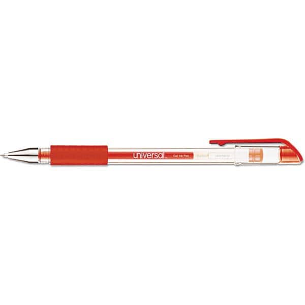 UNIVERSAL - Pens & Pencils Type: Comfort Grip Stick Pen Color: Red - Industrial Tool & Supply