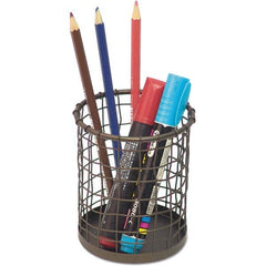 UNIVERSAL - Desktop File Organizers Type: Pencil Cup Color: Bronze - Industrial Tool & Supply