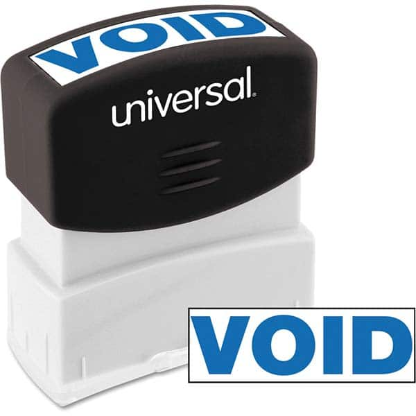 UNIVERSAL - Pre-inked Stock Stamps Type: Message Message: VOID - Industrial Tool & Supply