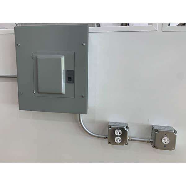 Panel Built - Temporary Structure Parts & Accessories Type: Wiring Additional Information: Outlet Boxes; Switches; Wiring; Conduit Fit Into Binder Post - Industrial Tool & Supply