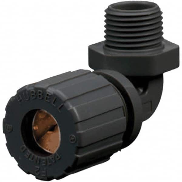 Hubbell Wiring Device-Kellems - 0.5 to 0.63" General Elbow Strain Relief Cord Grip - Industrial Tool & Supply
