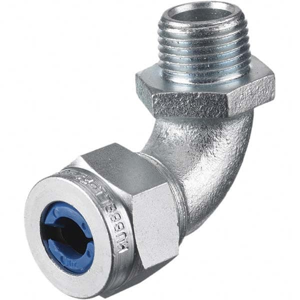 Hubbell Wiring Device-Kellems - 0.38 to 0.5" Liquidtight Elbow Strain Relief Cord Grip - Industrial Tool & Supply