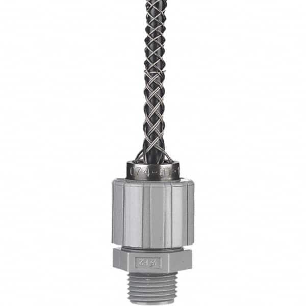 Hubbell Wiring Device-Kellems - 0.62 to 0.75" Liquidtight Straight Strain Relief Cord Grip - Industrial Tool & Supply