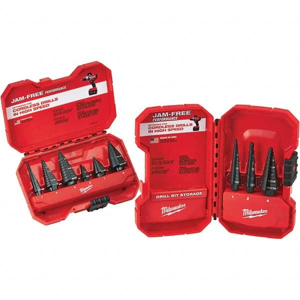 Milwaukee Tool - Drill Bit Sets System of Measurement: Inch Drill Bit Material: High Speed Steel - Industrial Tool & Supply