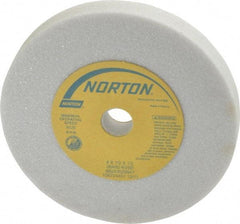 Norton - 60 Grit Aluminum Oxide Type 1 Internal Grinding Wheel - 4" Diam x 1/2" Hole x 1/2" Thick, 8,120 Max RPM, Type 1 Medium Grade, K Hardness, Vitrified Bond, One-Side Recess - Industrial Tool & Supply