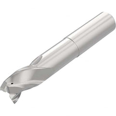Niagara Cutter - 1/2", 3/4" LOC, 1/2" Shank Diam, 3-1/2" OAL, 3 Flute Solid Carbide Square End Mill - Industrial Tool & Supply