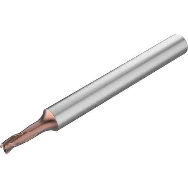 Seco - 3mm Diam 3 Flute Solid Carbide 0.2mm Corner Radius End Mill - Industrial Tool & Supply