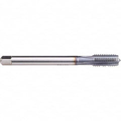 Emuge - M12x1.50 Metric Fine 6H 0 Flute TiCN Finish Powdered Metal Machine Tap - Industrial Tool & Supply