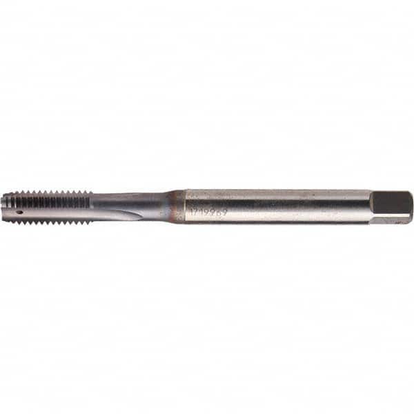 Emuge - M10x1.50 Metric 6H 0 Flute TiCN Finish Cobalt Machine Tap - Industrial Tool & Supply