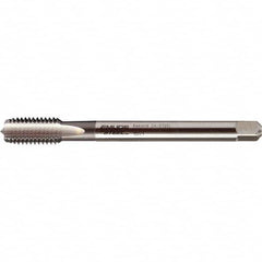 Emuge - 7/16-28 UNEF 2B 0 Flute Nitride Finish Cobalt Machine Tap - Industrial Tool & Supply