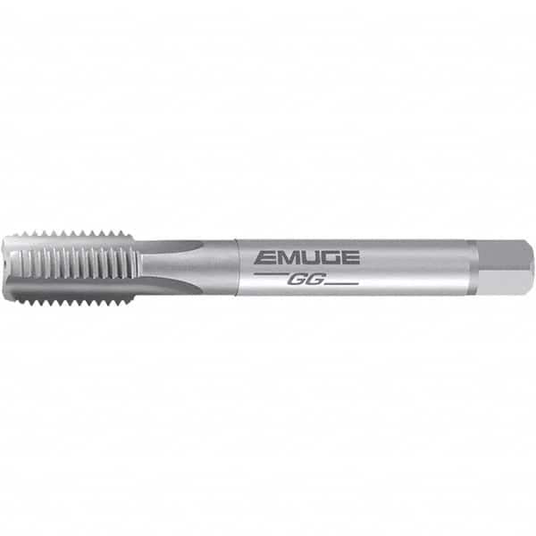 Emuge - M20x2.50 Metric 6H 0 Flute Uncoated Cobalt Machine Tap - Industrial Tool & Supply