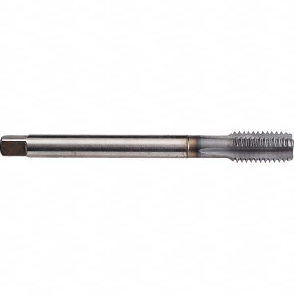Emuge - M12x1.50 Metric Fine 0 Flute TiCN Finish Powdered Metal Spiral Point Tap - Industrial Tool & Supply