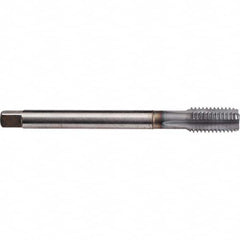 Emuge - M12x1.50 Metric Fine 0 Flute TiCN Finish Powdered Metal Spiral Point Tap - Industrial Tool & Supply
