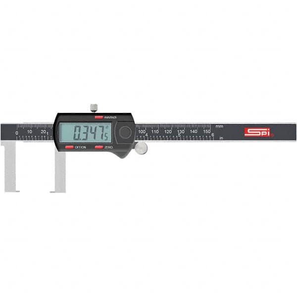 SPI - 0 to 200mm Range, 0.01mm Resolution, Electronic Caliper - Industrial Tool & Supply