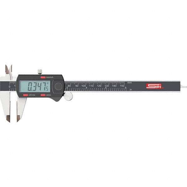 SPI - 0 to 200mm Range, 0.01mm Resolution, Electronic Caliper - Industrial Tool & Supply