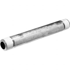 USA Sealing - 3/8 x 12" 304 Stainless Steel Pipe Nipple - Industrial Tool & Supply