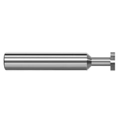 0.2500″ (1/4″) Cutter Diameter × 0.0620″ (1/16″) Width × 0.1250″ (1/8″) Neck Length Carbide Square Deep Keyseat Cutter Non-Ferrous, 4 Flutes