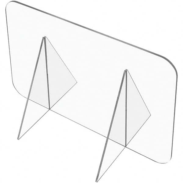 USA Sealing - 30" x 48" Self-Supporting Partition & Panel System-Social Distancing Barrier - Industrial Tool & Supply