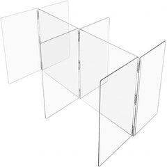 USA Sealing - 36" x 96" Self-Supporting Partition & Panel System-Social Distancing Barrier - Industrial Tool & Supply