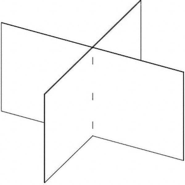 USA Sealing - 36" x 60" Self-Supporting Partition & Panel System-Social Distancing Barrier - Industrial Tool & Supply