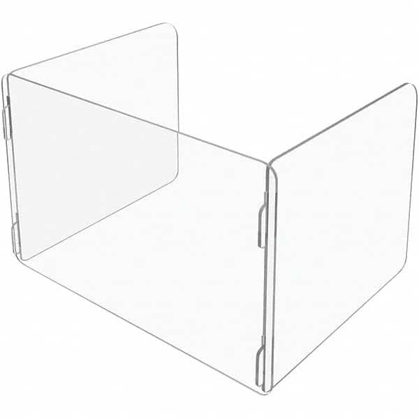 USA Sealing - 24" x 24" Self-Supporting Partition & Panel System-Social Distancing Barrier - Industrial Tool & Supply
