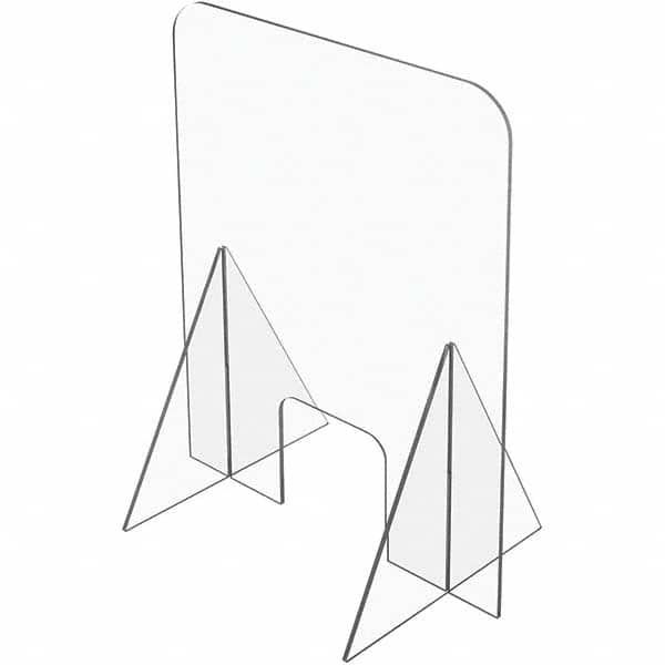 USA Sealing - 36" x 48" Self-Supporting Partition & Panel System-Social Distancing Barrier - Industrial Tool & Supply