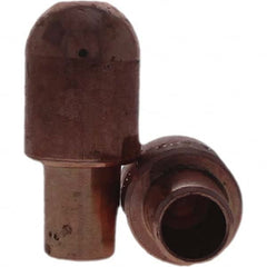 Tuffaloy - Spot Welder Tips For Use With: 6RW Cap Taper Electrode Holder Type: Male Cap B Nose (Dome) - Industrial Tool & Supply