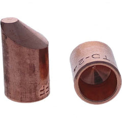 Tuffaloy - Spot Welder Tips For Use With: 4RW Cap Taper Electrode Holder Type: Female Cap D Nose (Offset) - Industrial Tool & Supply