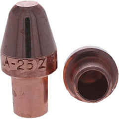 Tuffaloy - Spot Welder Tips For Use With: 5RW Cap Taper Electrode Holder Type: Male Cap A Nose (Pointed) - Industrial Tool & Supply