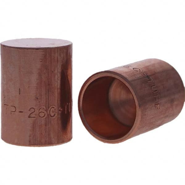 Tuffaloy - Spot Welder Tips For Use With: 6RW Cap Taper Electrode Holder Type: Female Cap C Nose (Flat) - Industrial Tool & Supply