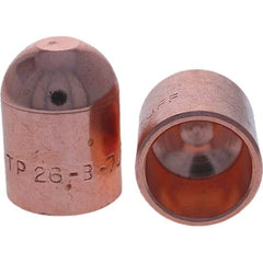 Tuffaloy - Spot Welder Tips For Use With: 6RW Cap Taper Electrode Holder Type: Female Cap B Nose (Dome) - Industrial Tool & Supply