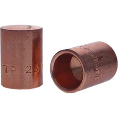 Tuffaloy - Spot Welder Tips For Use With: 5RW Cap Taper Electrode Holder Type: Female Cap F Nose (Radius) - Industrial Tool & Supply