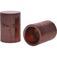 Tuffaloy - Spot Welder Tips For Use With: 5RW Cap Taper Electrode Holder Type: Female Cap C Nose (Flat) - Industrial Tool & Supply