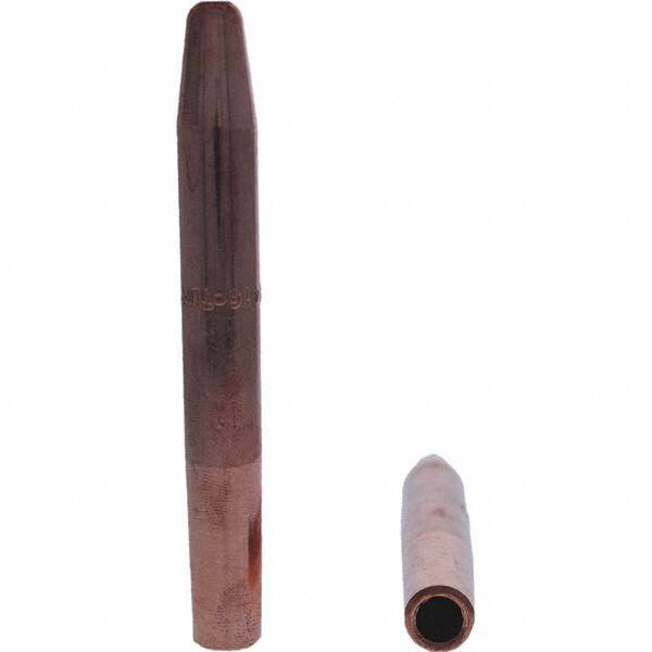Tuffaloy - Spot Welder Tips For Use With: 4RW Electrode Holder Type: Straight Tip A Nose (Pointed) - Industrial Tool & Supply