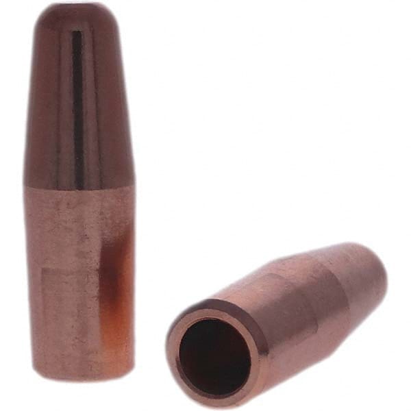Tuffaloy - Spot Welder Tips For Use With: 4RW Electrode Holder Type: Straight Tip A Nose (Pointed) - Industrial Tool & Supply