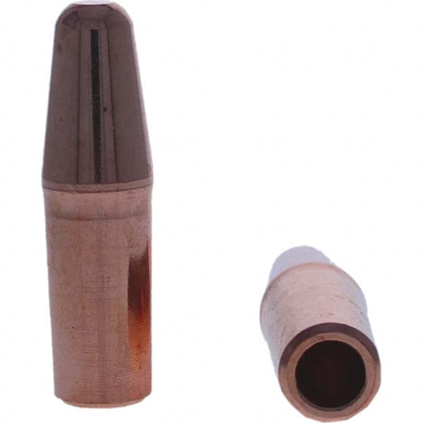 Tuffaloy - Spot Welder Tips For Use With: 4RW Electrode Holder Type: Straight Tip A Nose (Pointed) - Industrial Tool & Supply