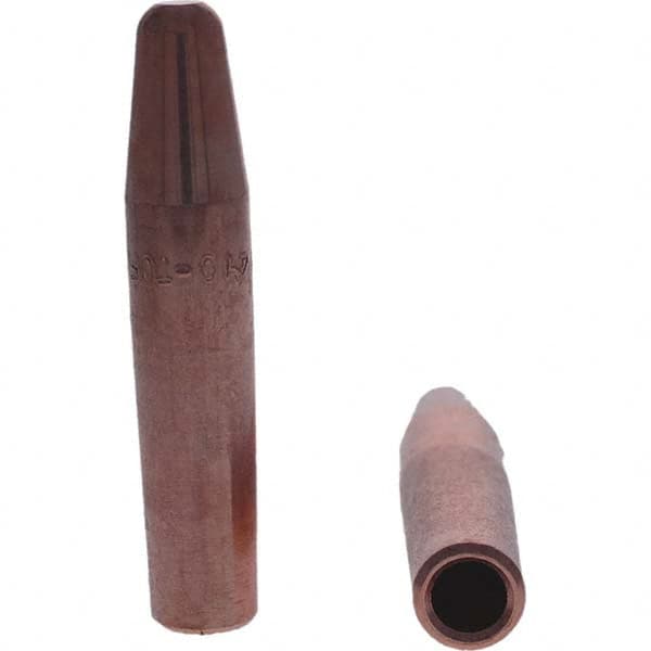 Tuffaloy - Spot Welder Tips For Use With: 4RW Electrode Holder Type: Straight Tip A Nose (Pointed) - Industrial Tool & Supply