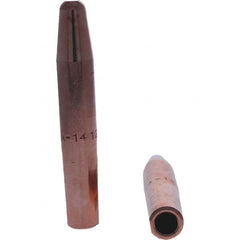 Tuffaloy - Spot Welder Tips For Use With: 4RW Electrode Holder Type: Straight Tip A Nose (Pointed) - Industrial Tool & Supply