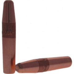 Tuffaloy - Spot Welder Tips For Use With: 4RW Electrode Holder Type: Straight Tip A Nose (Pointed) - Industrial Tool & Supply