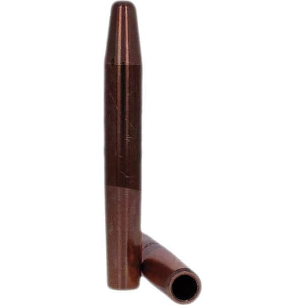 Tuffaloy - Spot Welder Tips For Use With: 4RW Electrode Holder Type: Straight Tip A Nose (Pointed) - Industrial Tool & Supply