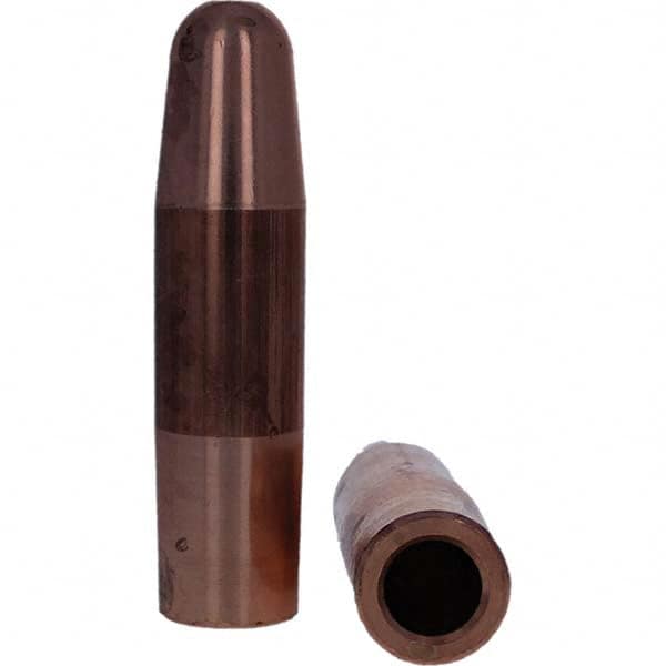 Tuffaloy - Spot Welder Tips For Use With: 7RW Electrode Holder Type: Straight Tip A Nose (Pointed) - Industrial Tool & Supply