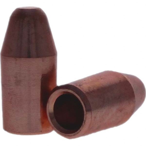 Tuffaloy - Spot Welder Tips For Use With: 4RW Electrode Holder Type: Straight Tip A Nose (Pointed) - Industrial Tool & Supply